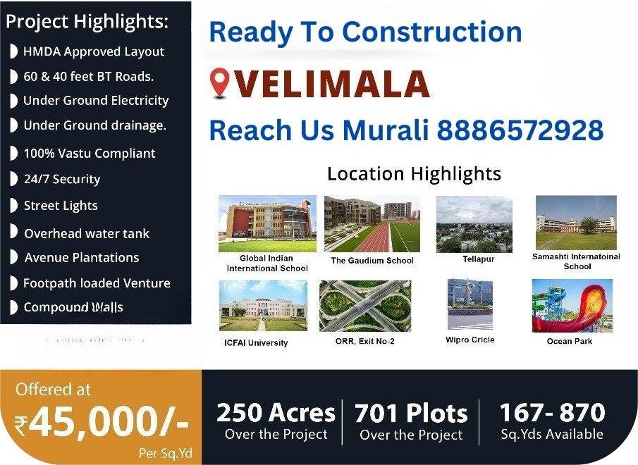 vasistaprimerealty | plots in hyderabad